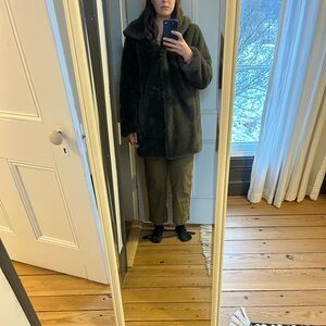 DKNY teddy bear coat